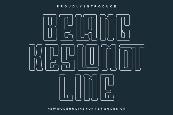 Belang Keslomot Line: The Bold Typeface for Scroll-Stopping Campaigns