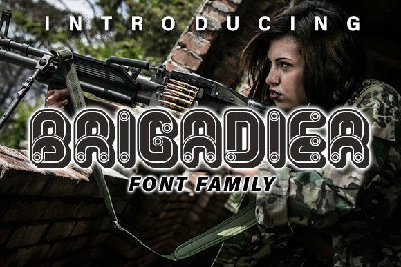 Brigadier: The Bold Display Font for High-Impact Campaigns
