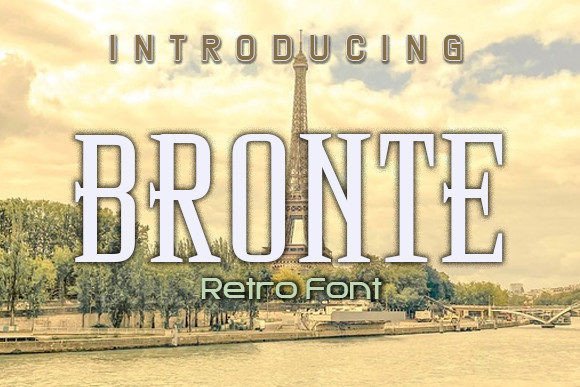 Bronte: The Retro Display Typeface That Elevates Your Campaigns