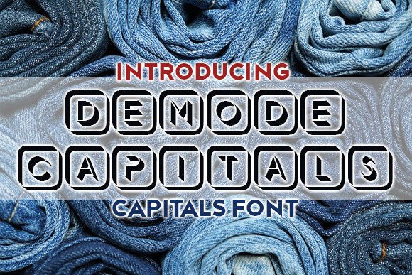 Demode Capitals: The Premium Display Typeface for Scroll-Stopping Campaigns