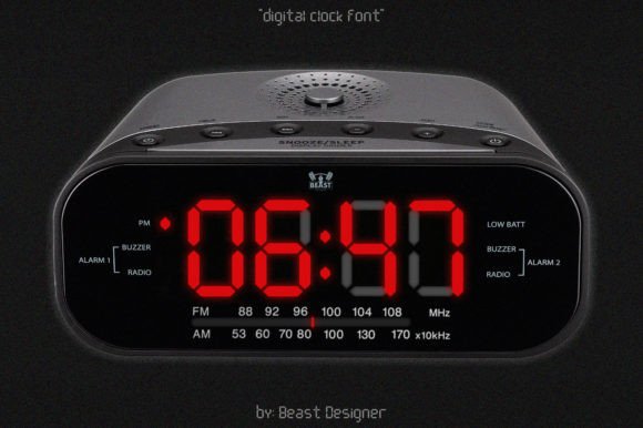 Digital Clock: The Modern Typeface for Editorial Design