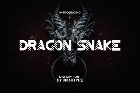 Dragon Snake: The Modern Display Font That Elevates Digital Branding