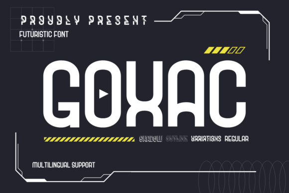 Goxac: The Bold Display Font for Modern Crafters