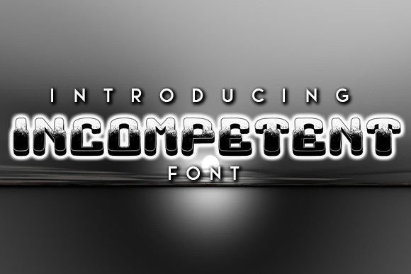 Incompetent: The Bold Display Typeface for Modern Web Design