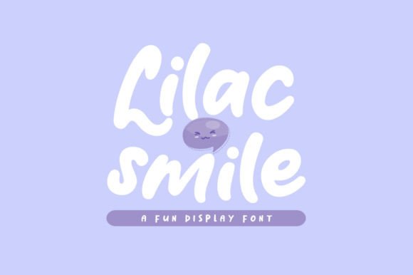 Lilac Smile: The Playful Display Typeface for Modern Editorial Design