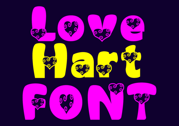 Love Hart: A Playful Display Typeface for Modern Web Design