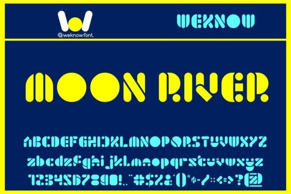 Moon River: A Display Typeface for Modern Editorial Design