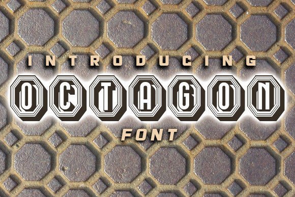 Octagon: A Premium Display Typeface for Editorial Design