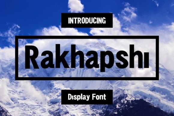 Rakhaposhi: The Modern Display Font for Handmade Branding