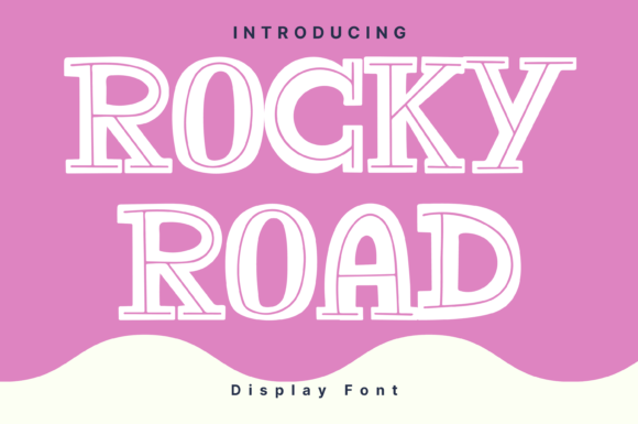 Rocky Road Typeface: A Playful Display Font for Modern Web Design