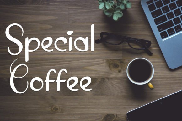 Special Coffee: A Handwritten Typeface for Makers