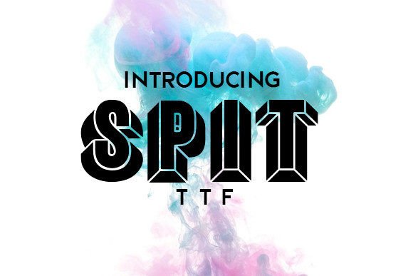Spit: A 3D Typeface That Brings Depth to Your Brand Identity