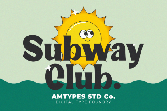 Subway Club: The Retro Display Typeface for Authentic Brand Identity