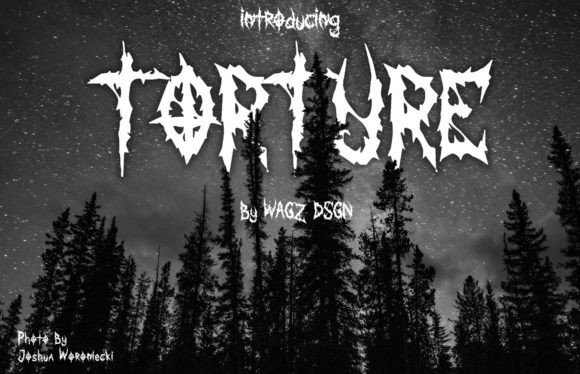 Torture: A Bold Display Font for Impactful Editorial Design
