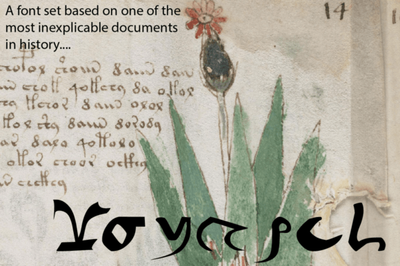 Voynich - Hollow: The Alien Typeface for Scroll-Stopping Campaigns